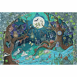 Acheter Puzzle Ravensburger 17516 Fantasy Forest Bois 500 Pièces