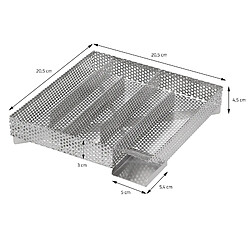 Ecd Germany Générateur de fumée froide 20.5x20.5x4,5cm Générateur de fumée froide Fumoir en pas cher