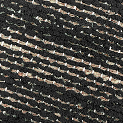 Acheter Thedecofactory ROSTYLE - Tapis artisanal en jute et coton chenille noir 120x170