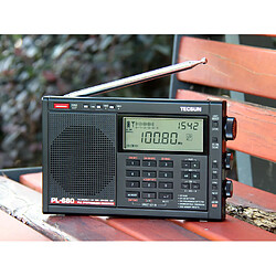 Universal PL 680 Radio stéréo numérique haute performance à bande entière Radio FM AM Radio SW SSB |(Le noir)