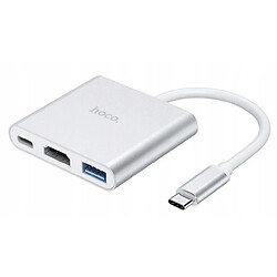 GUPBOO Adaptateur concentrateur HUB DEX USB-C vers HDMI USB 3.0,JL2211