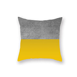 Acheter YP Select 4pcs jaune taie d'oreiller géométrique canapé taie d'oreiller de coussin - 4 jaune 45X45Cm