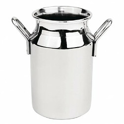 Mini Bidon de Lait Inox - 12 cl - Olympia - - Inox75 x50x80mm