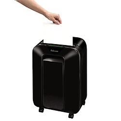 Avis Fellowes LX201 Destructeur de papier manuel Micro-Cut - Détruit jusqu'à 12 feuilles - 22L - Couleur noire