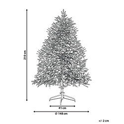 Avis Beliani Sapin de Noël BRISCO 210 cm Blanc