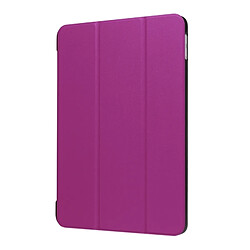 Acheter Wewoo Smart Cover Violet pour iPad 9,7 pouces 2017 Custer Texture horizontale Flip étui en cuir avec trois porte-pliage et sommeil / fonction de réveil