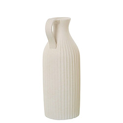 Vase Alexandra House Living Crème Céramique 14 x 36 x 14 cm