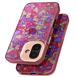 Avizar Coque pour iPhone 16 Plus Antichoc Souple Tutti Frutti Rose