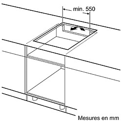 Avis Table de cuisson à induction 60cm 3 feux 7400w noir - pij631fb1e - BOSCH