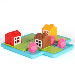 Universal Trois petits cochons intelligents jeux de société cachés 48 défis compétences construction puzzles jeux de logique QI formation jouets cadeaux pour enfants |