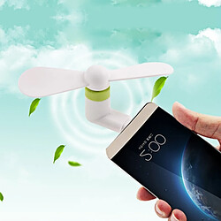 Wewoo Ventilateur USB noir pour téléphones mobiles avec fonction OTG Port USB Type 3.1 Mini avec deux feuilles, pas cher