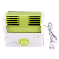 Acheter Wewoo Ventilateur vert pour le dortoir / chambre à coucher / salon / bureau, 3 genres modes de vitesse, CA 220V Turbine de 30W aucune lame mini muet de bureau