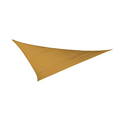 Ideprice Toile d'ombrage triangulaire 5 mètres ocre.