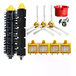 Kit de remplacement pour irobot roomba série 700 760 770, 1 ensemble de brosses à poils pour aspirateur Robot, avec filtre HEPA 4x et 3x brosses latérales