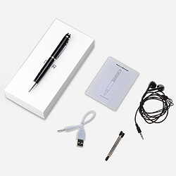 Universal Magnétophone Mini USB Stylo Activation vocale Magnétophone numérique 16 Go Lecteur MP3 Enregistrement 192 kbps pas cher