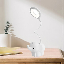 Lampe De Bureau Rechargeable En Forme D'éléphant à LED, Veilleuse Blanche pas cher