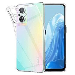 Htdmobiles Coque pour Oppo Reno 8 Lite 5G / OnePlus Nord N20 5G - housse etui silicone gel fine + film ecran - TRANSPARENT TPU