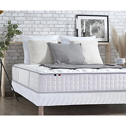 Idliterie Ensemble Matelas Ressorts + Mémoire de forme ODYSSEE + Sommier - Made in France