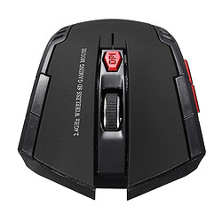 Universal Souris optique portable à 2,4 GHz de fil 6 clés pour ordinateur portable PCS de bureau noir