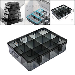 Acheter Boîte De Rangement Pour Vis En Plastique Boîte De Rangement Pour Matériel Multi-grille 12 GrIds L