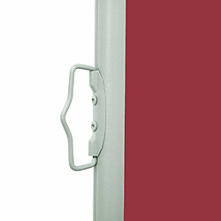 Acheter Maison Chic Auvent latéral rétractable de balcon | Store extérieur | Auvent solaire de patio 160x600 cm Rouge -GKD77797