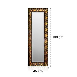 Acheter Miroir - Chelsea Casa Chic by Blumfeldt - cadre bois - 130 x 45 cm - vintage - Doré