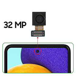 Avis Samsung Caméra Avant pour Samsung Galaxy A52 / A52s / A72 Capteur Selfie 32MP Noir