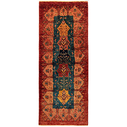 Vidal Tapis de couloir en laine 216x86 orange Kashkuli