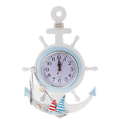 mer plage naudical thème ancrage horloge Tenture murale décor ornement temps g