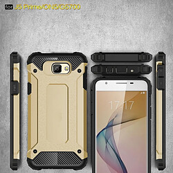 Wewoo Coque renforcée or pour Samsung Galaxy J7 Prime Armure Tough TPU + PC combinaison