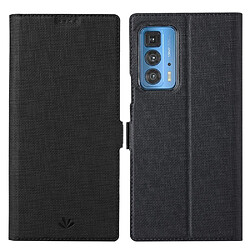 Vili Etui en PU + TPU avec support couleur noir pour Motorola Edge 20 Pro