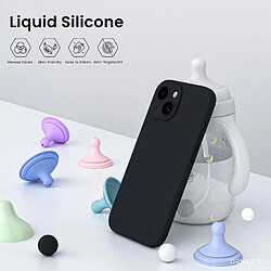 Avis Coque Pour iPhone 15 Plus Silicone Noir + 2 Verres Trempes Little Boutik®