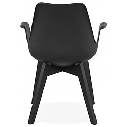 Kokoon Design Fauteuil "al capone" kokoon - noir pas cher