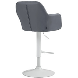 Acheter Non Tabouret de bar Natoma simili cuir blanc