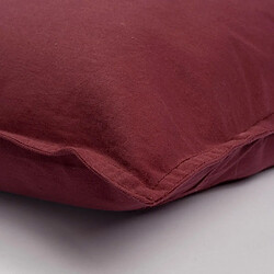 Thedecofactory TOILE DE TOSCANE - Coussin 100% coton rouge 40x40