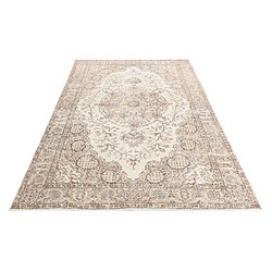 Vidal Tapis de laine 274x165 brun Ultra Vintage pas cher