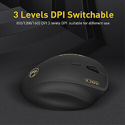 Avis Universal Souris sans fil Ergonomic Computer Mouse PC Optical Mause avec récepteur USB 6 boutons 2,4 GHz sans fil