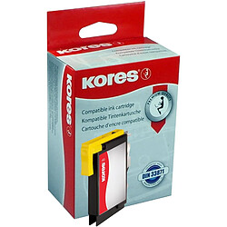 Kores Encre G1522Y remplace brother LC-980Y/LC1100Y, jaune ()