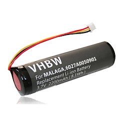 vhbw batterie remplace 6027A0050901 pour système de navigation GPS (2200mAh, 3,7V, Li-Ion)