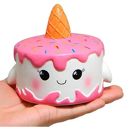 Universal Adorable cerf géant, gâteau, parfum de nourriture, chat et hamburger lent litre (11CM-200004870)