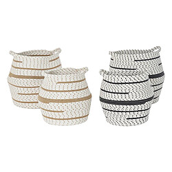 Avis Set de basket DKD Home Decor Coton Jute (40 x 40 x 40 cm) (2 Unités)