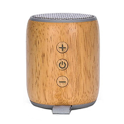 Yonis Enceinte Bluetooth Mini Bois Puissante 3W AUX TF