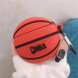 GUPBOO Airpods Coque Housse Étui Protecteur Compatible pour AirPods 3-Silicone de football de basket-ball