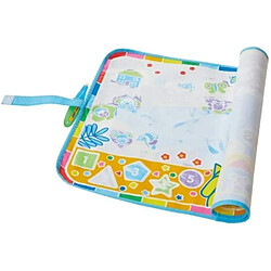 AquaDoodle- Tomy 1ères Découvertes E73076, Dessin à Eau, Coloriage Géant, Tapis d'Éveil et Educatif avec Stylo, Adapté aux Enfants dès 18 Mois, Multicolore