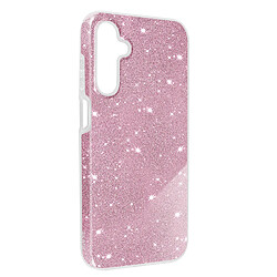 Avizar Coque pour Samsung Galaxy A15 5G Paillette Silicone Semi rigide Fine Rose