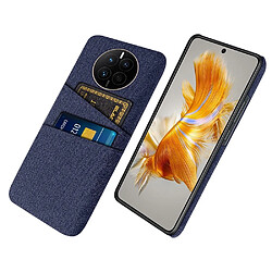 Coque en TPU anti-chute avec deux porte-cartes pour votre Huawei Mate 50 4G - bleu