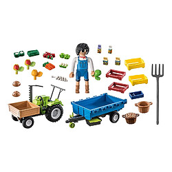 Playmobil® 71249 La Ferme Tracteur avec remorque pas cher