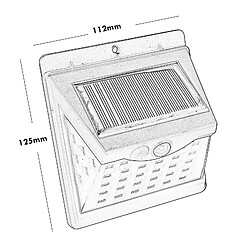 Acheter Projecteur solaire 40 LED lumière crépusculaire capteur bateau camping-car jardin entrée IP65