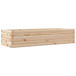 vidaXL Jardinière 110x40x23 cm bois de pin massif