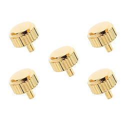 Acheter 5pcs montre en acier couronne d'or doré 5mm